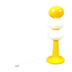 Mid century italian glass floor lamp, 1960s