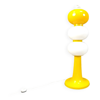 Mid century italian glass floor lamp, 1960s