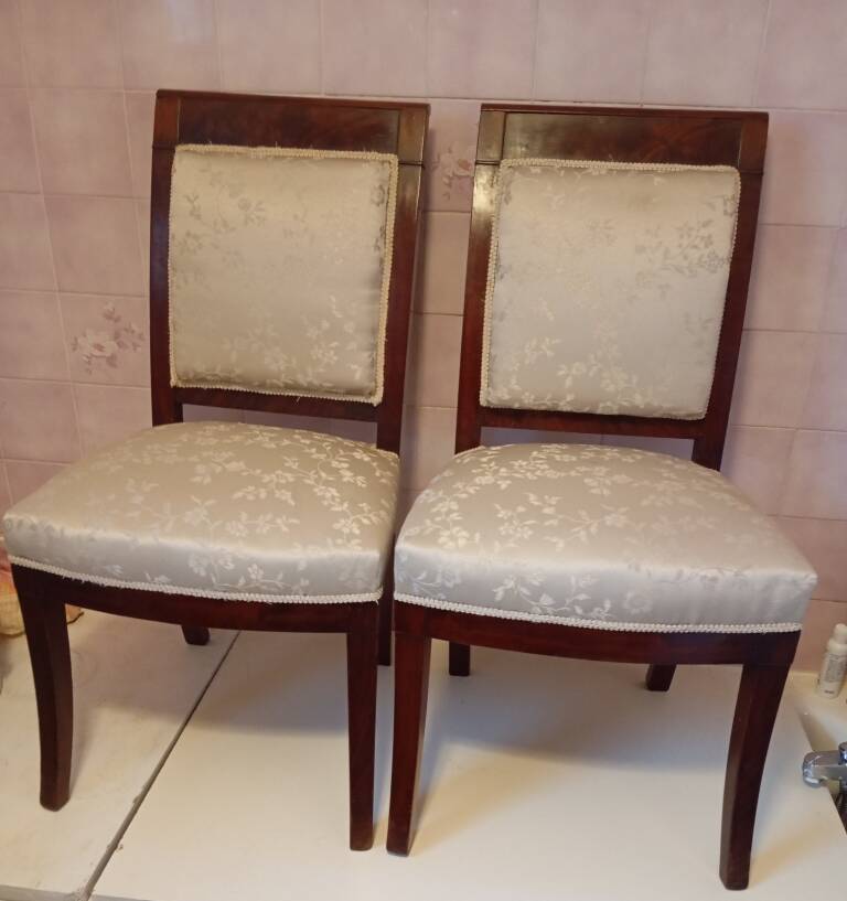 paire de chaises epoque empire
