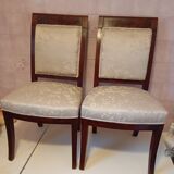 paire de chaises epoque empire