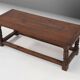 Antique solid Oak Table, France, 1850s