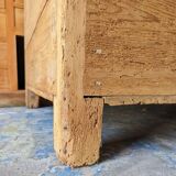 Raw wooden chest