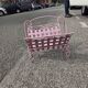 Romantic vintage magazine rack