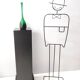 Emerald Green Corroso Murano Glass Vase by Seguso, Italy
