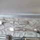 Cutting set and silver metal salad cutlery