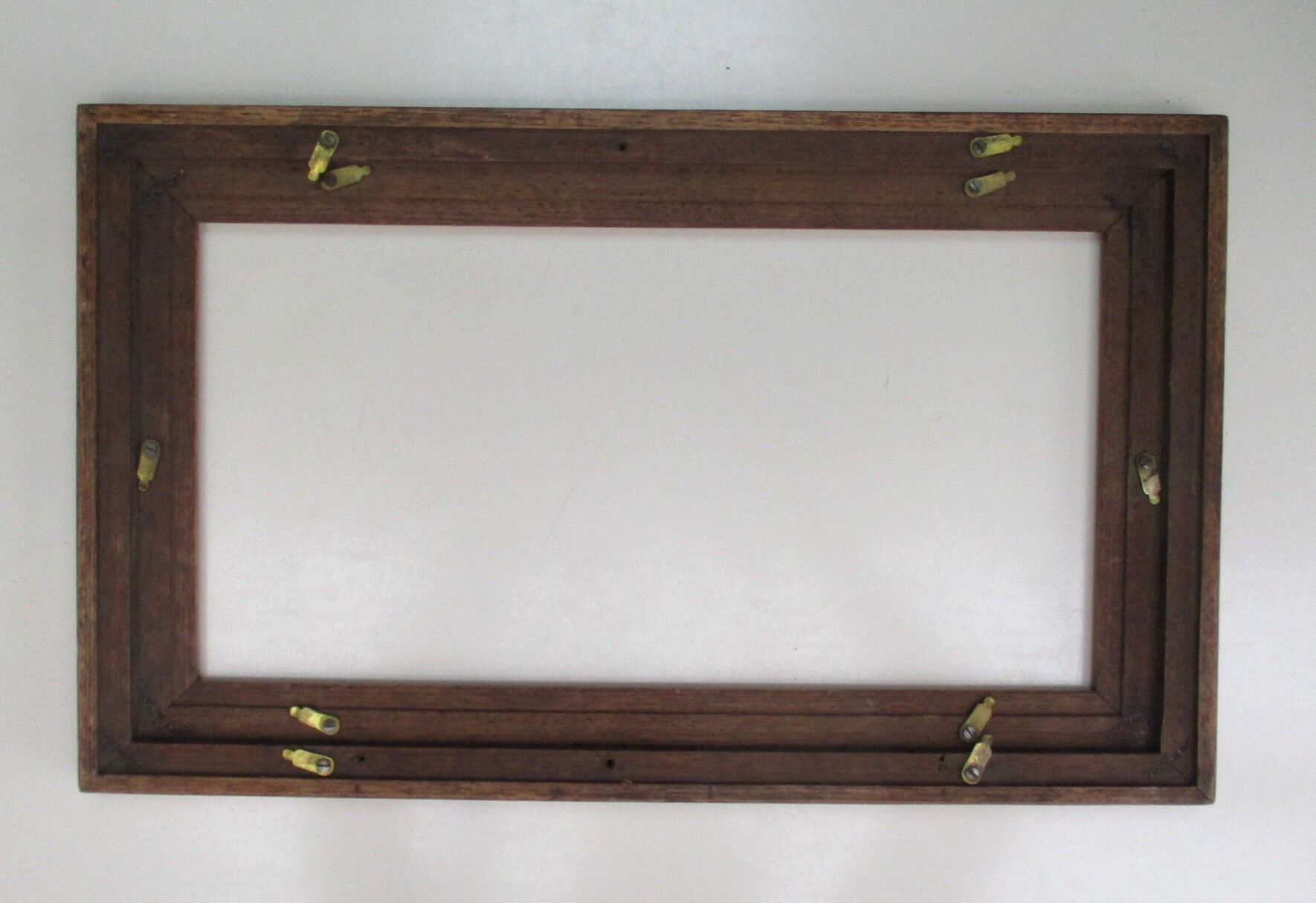 Old solid oak frame for painting