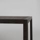 Large Vintage dinner table in blackened oak, Belgium ca. 1980