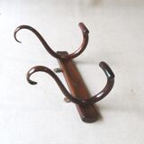 Double wall hook Curved wooden bistro 1930