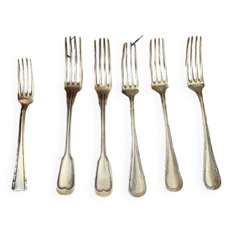 Old silver forks