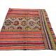 Neutral Orange Turkish Wool Kilim