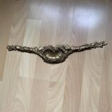 Old bronze pediment