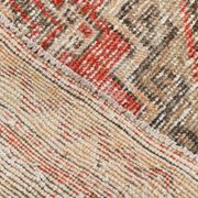 3x10 Red Brown Tribal Pattern Vintage Runner Rug, 78x305Cm