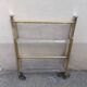 Vintage plexi serving trolley