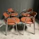 Ensemble de 4 chaises design italiennes des années 1970