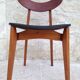 Set of 4 vintage chairs by Roger Landault for the Sentou House