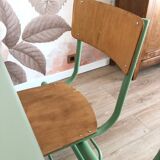 Bureau d'écolier double des années 70