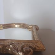 Miroir ancien en bois doré