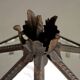 Antique neo-Renaissance table lamp in iron, 20th century