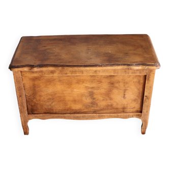 Vintage wooden toy trunk