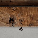 Folk art chest bench, Catalonia, 1800