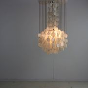 Lustre en pastilles de céramique, années 60