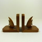 Teak book ends fishes 1960’s