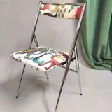 Vintage chrome folding chair