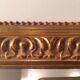 Bevelled mirror with gold frame 49x68cm