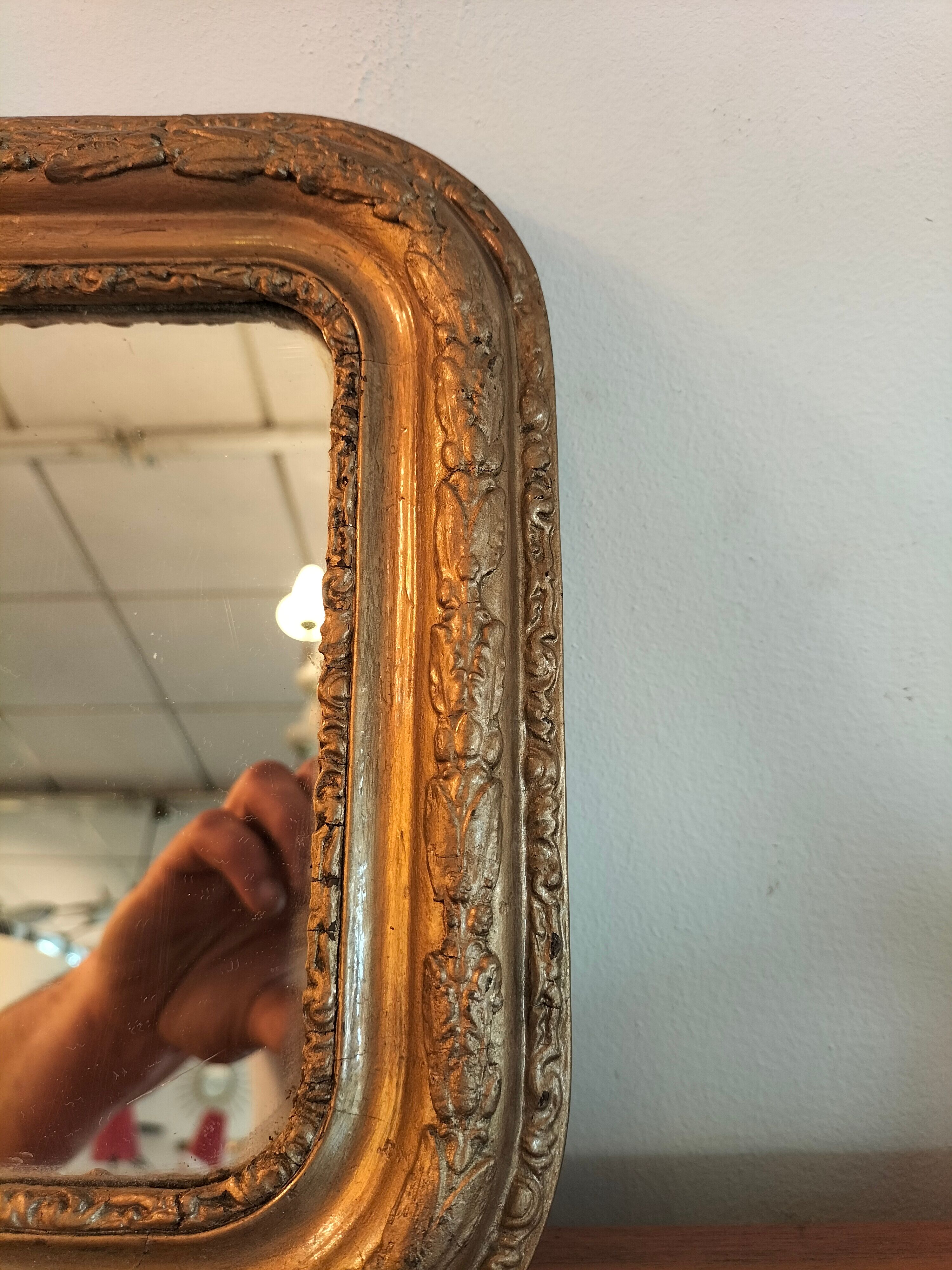 Small old mirror