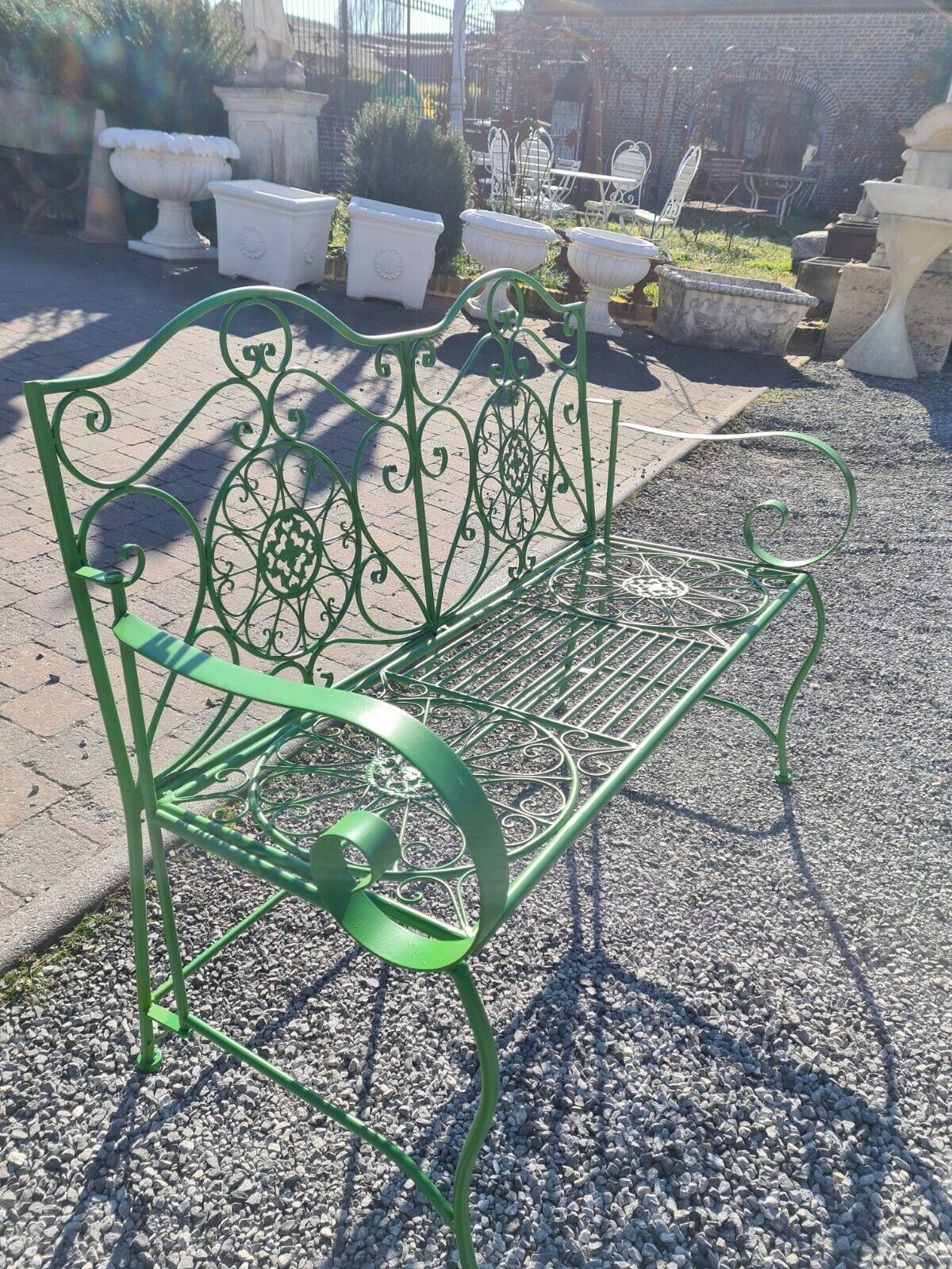 Banc de jardin en fer