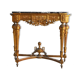 Console time XIX wood and stucco gilded Louis XVI style