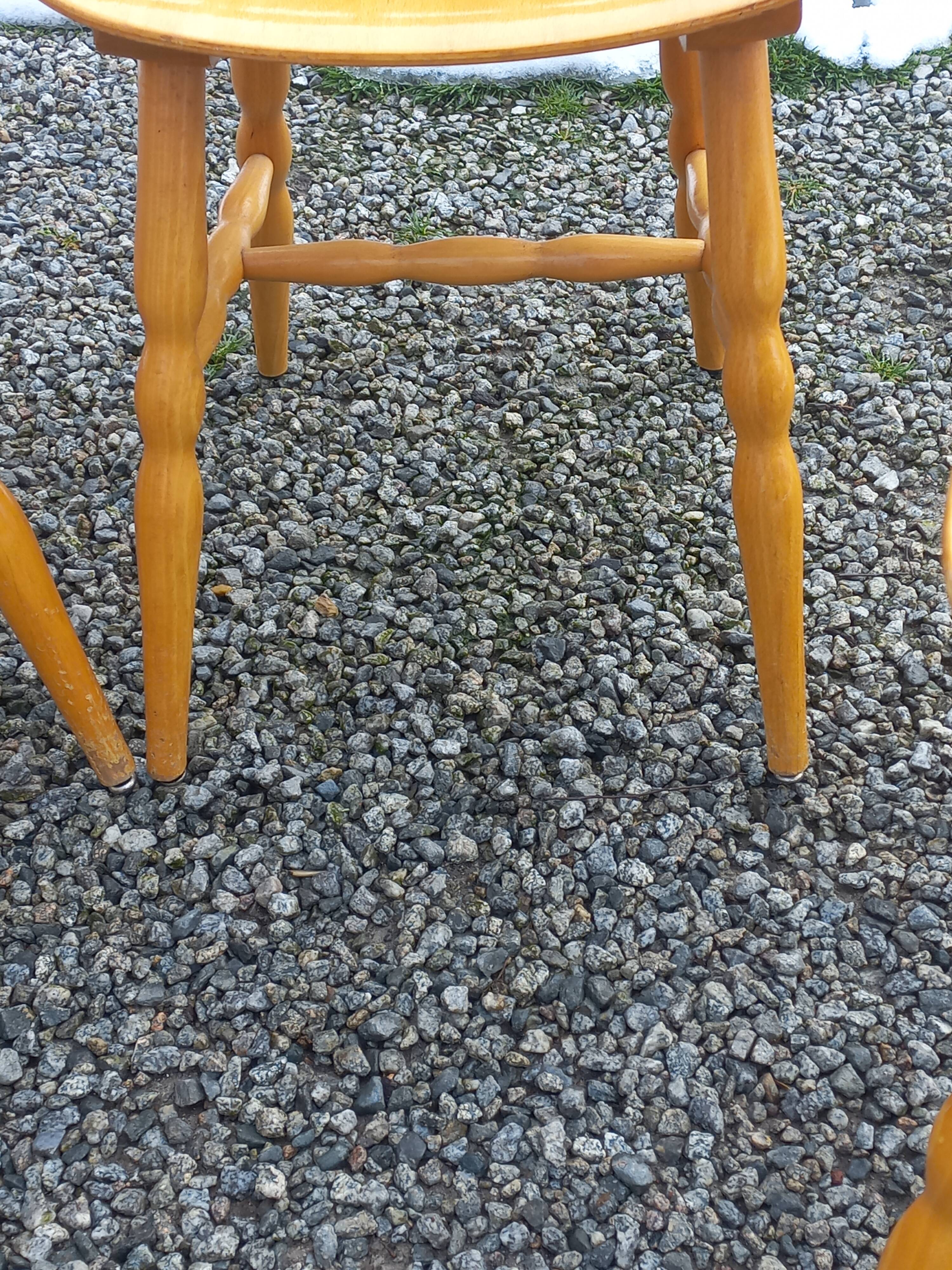 4 Baumann-branded bistro chairs