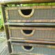 Commode en bambou et rotin
