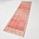 3x10 pale red persian runner rug,82x286cm