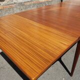 Table scandinave teck extensible