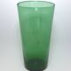 Vase de parquet en verre vert