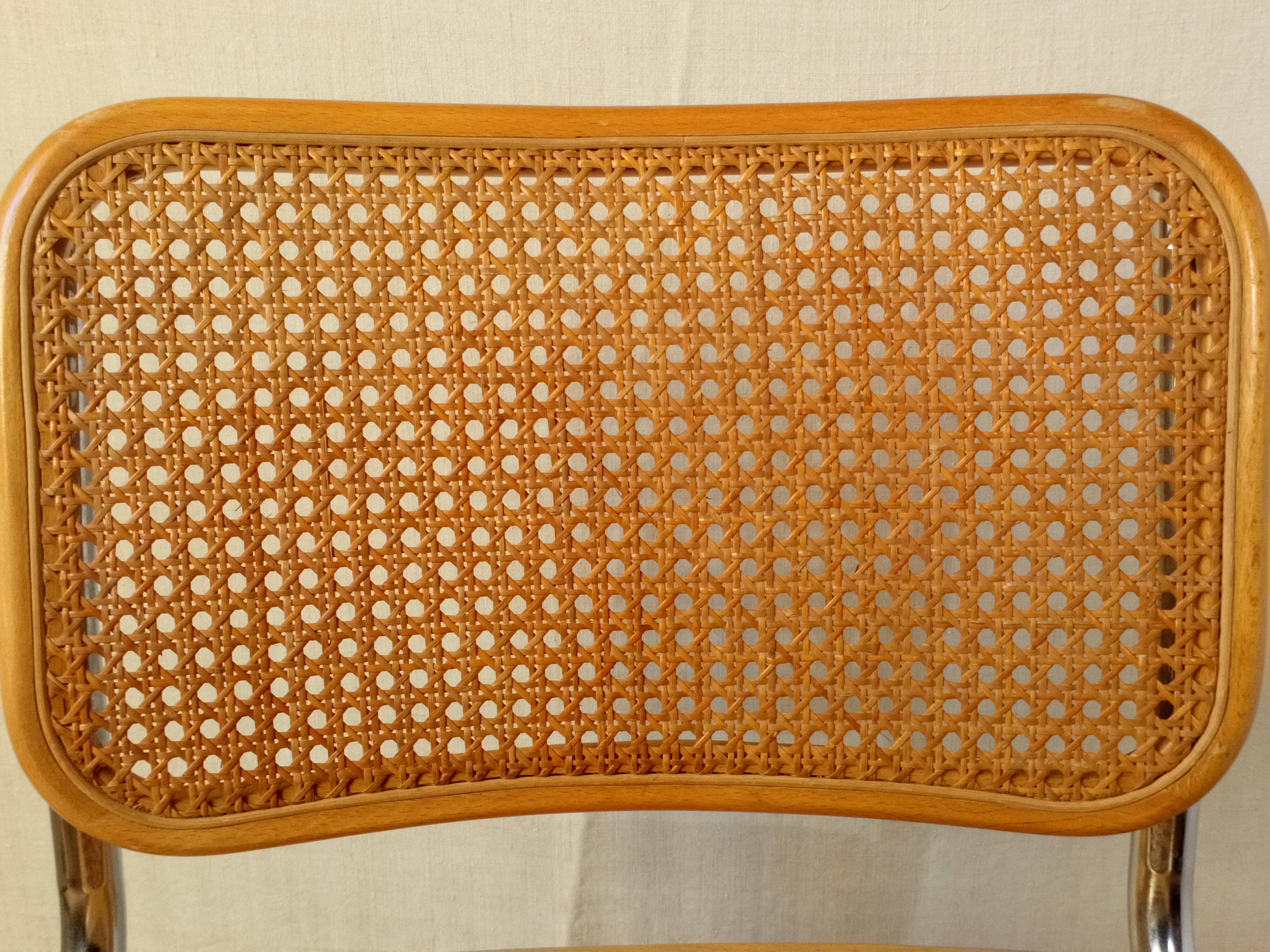 Chaise Breuer B32 édition Italienne années 70