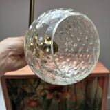 Pair of vintage bubble globe wall lights