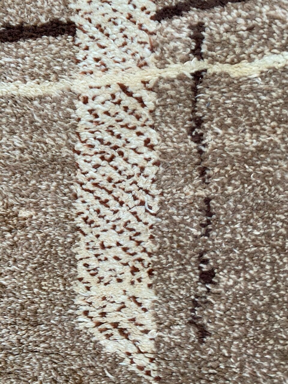 Art deco antique handmade carpet 140x200 cm