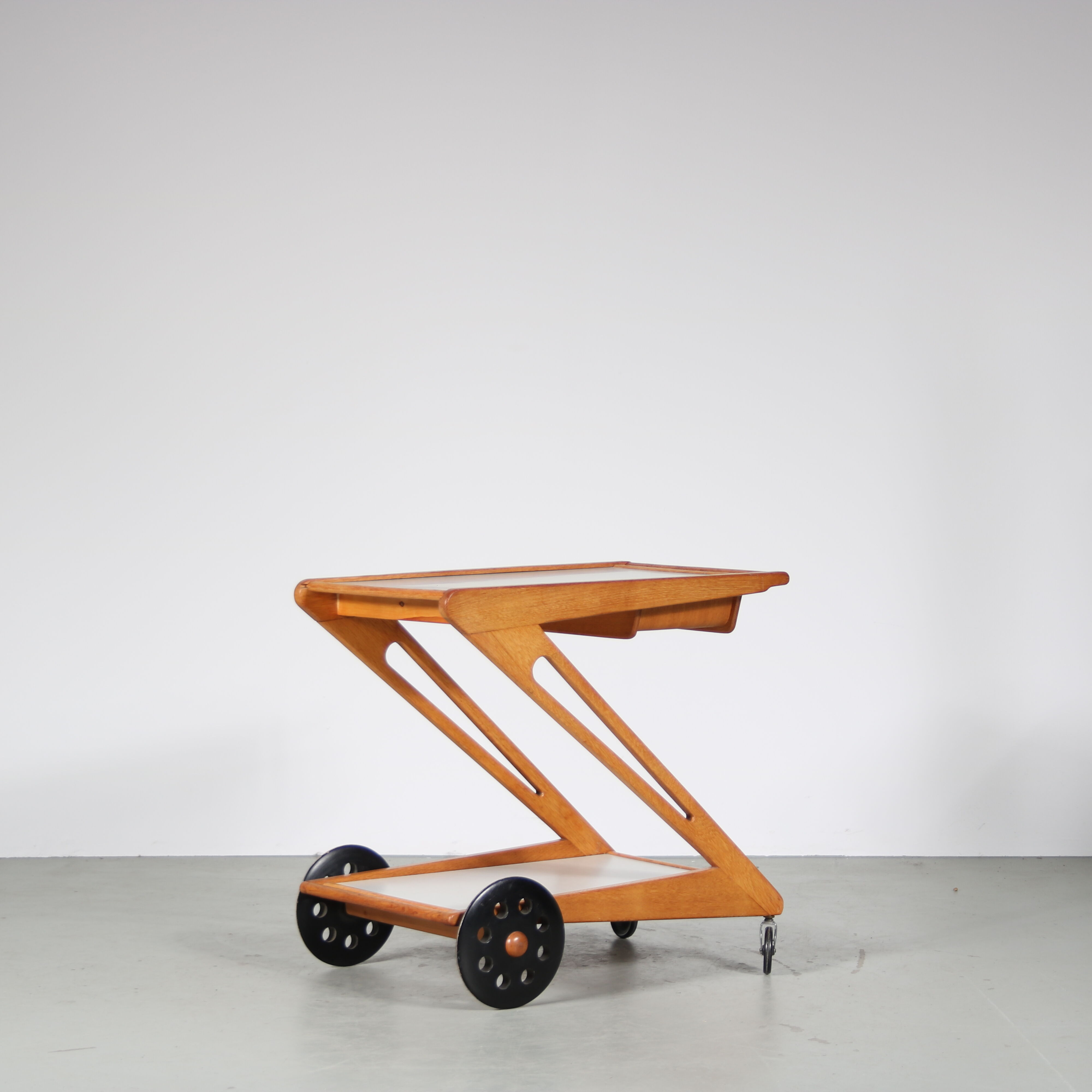 Cees Braakman “Mobilo PE03” Trolley for Pastoe, Netherlands 1950