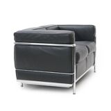 LC2 two-seater canapé by Le Corbusier for Cassina, 1970s