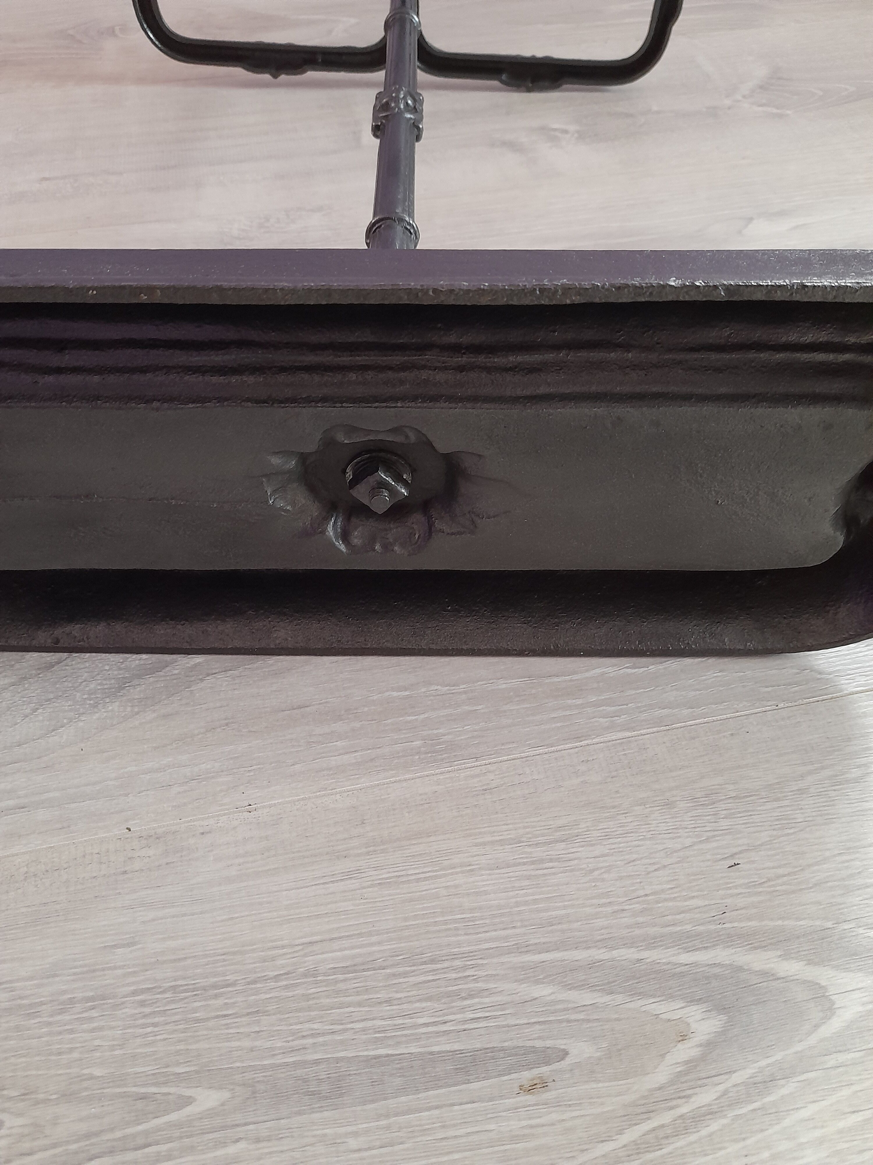 Cast iron umbrella door from the early 20th century