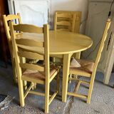 Dining table and chairs