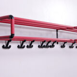 Mega long wall coat rack spage age the length is 3.50 meters, 1970s