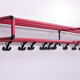 Mega long wall coat rack spage age the length is 3.50 meters, 1970s