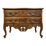 Arlesienne chest of drawers in solid walnut circa 1750