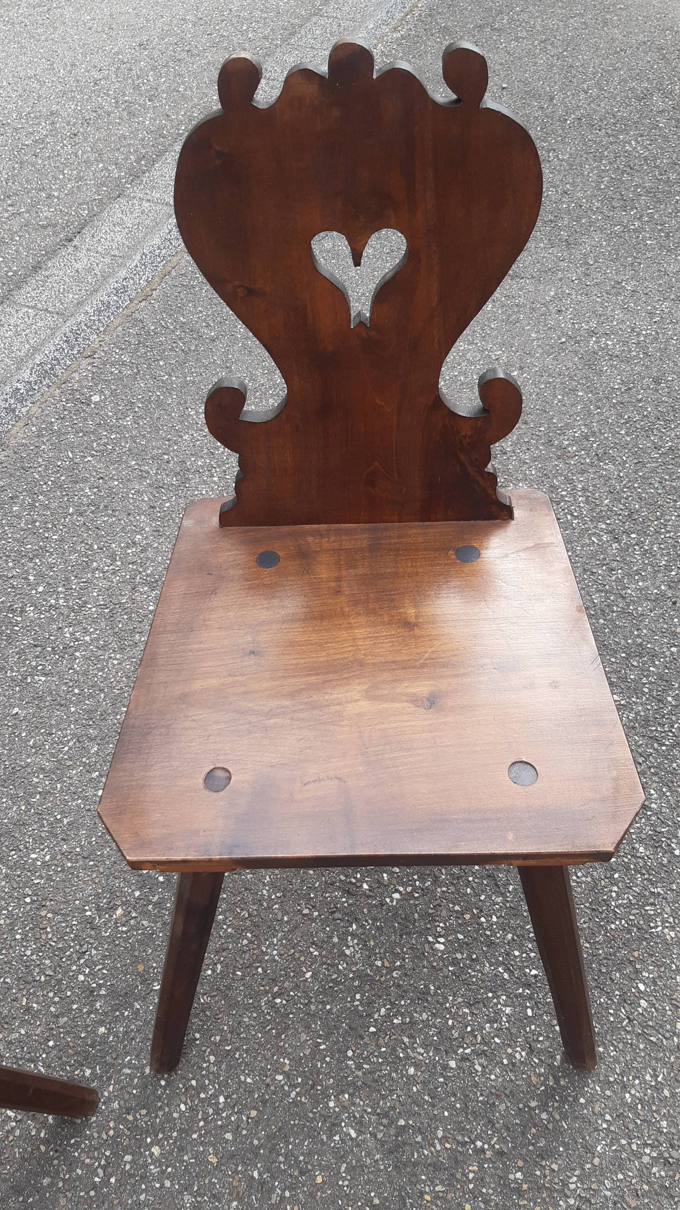 Set of 6 mountain chairs