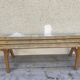 Old wooden school bench 50s