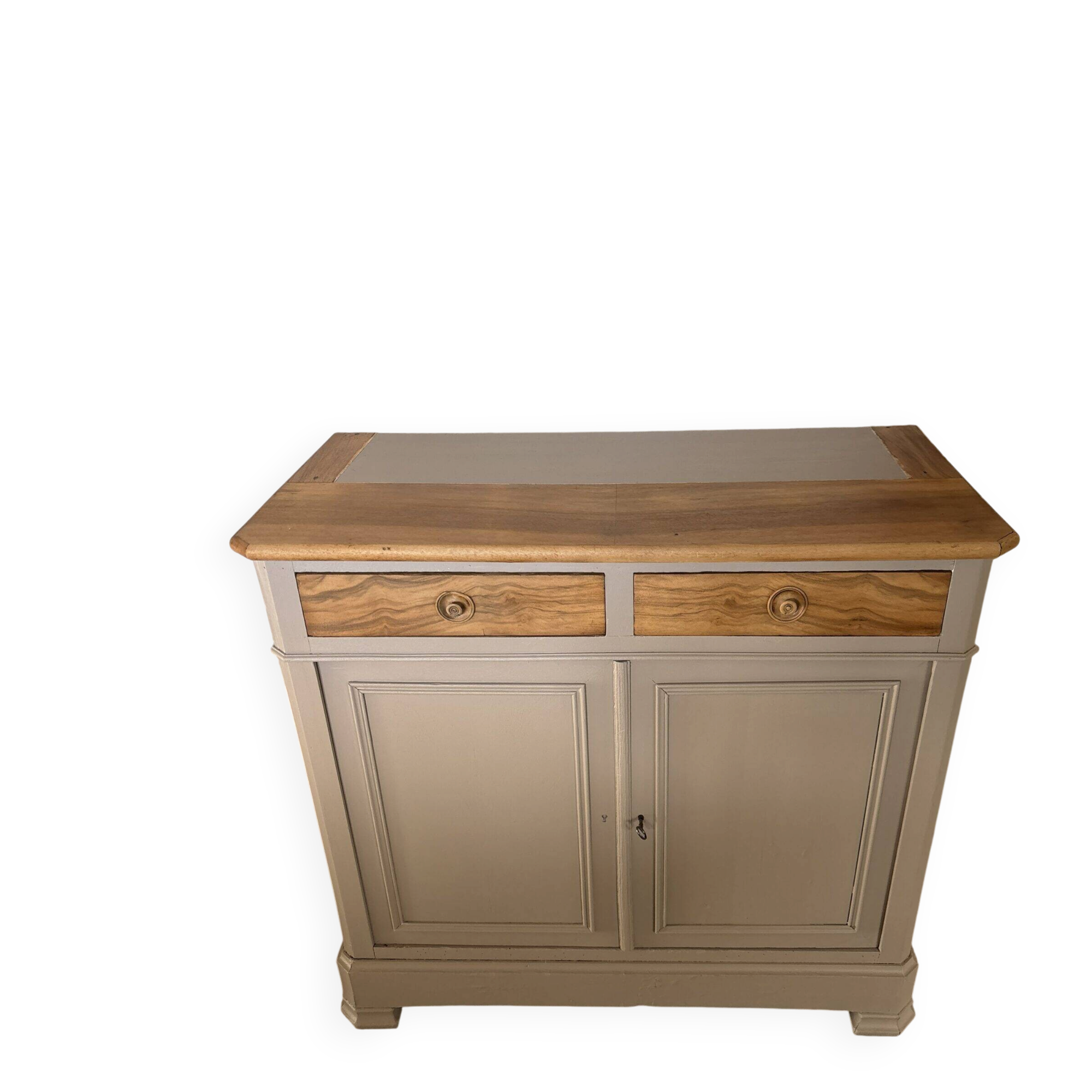 Buffet en noyer relooké
