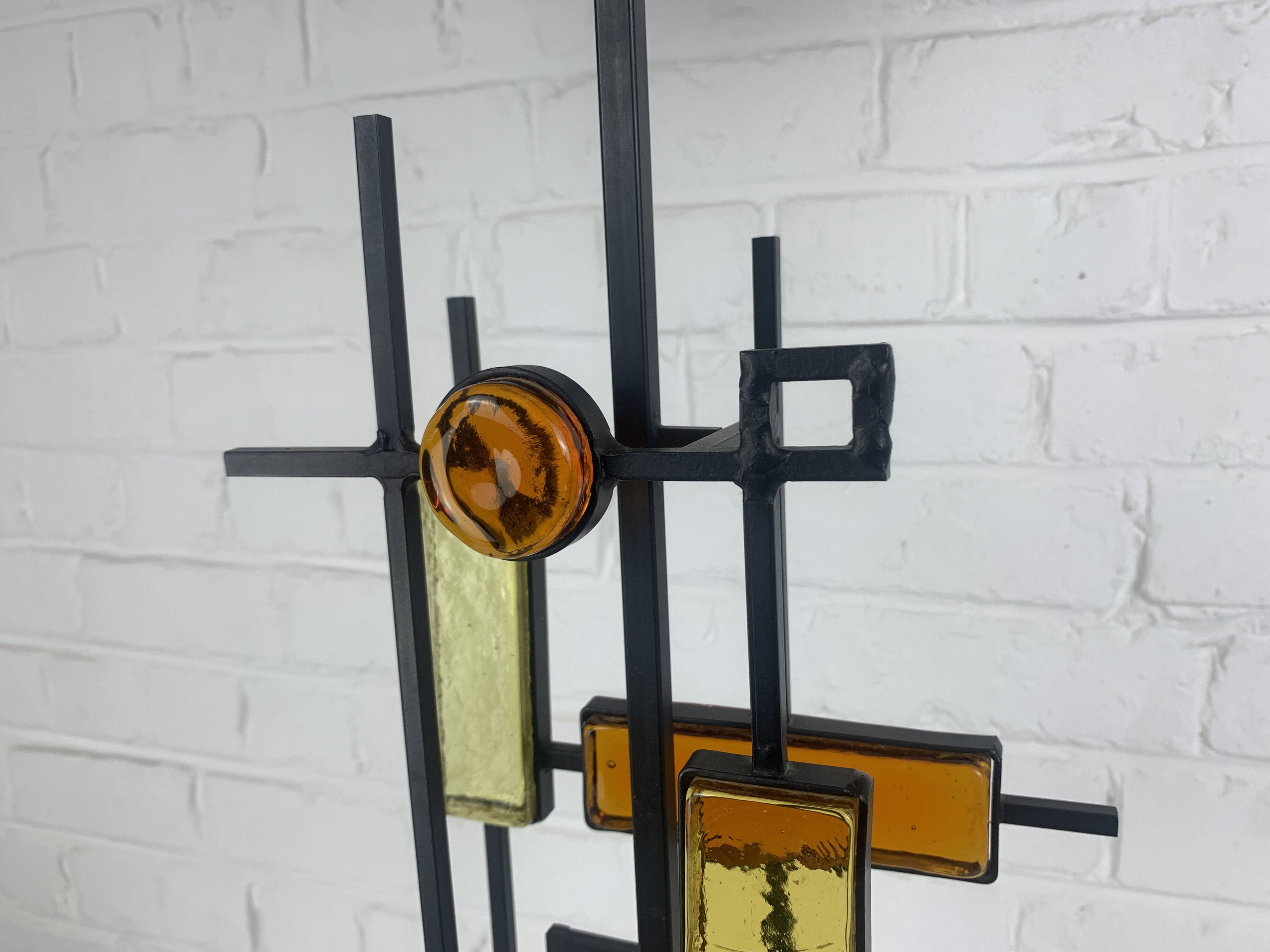 Modernist table lamp by Svend Aage Holm Sorensen, Denmark 1960s